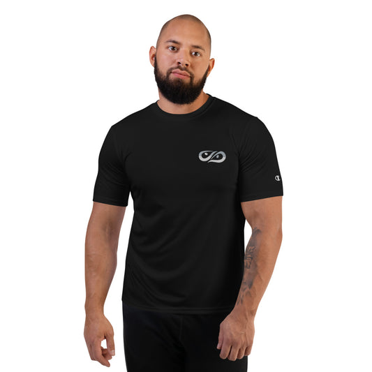 Balanced Yoga Sign - Premium Champion Performance Yoga T-Shirt - Men Yoga Clothes - Personal Hour for Yoga and Meditations 