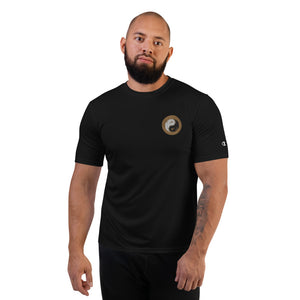Champion Performance T-Shirt - Lightweight Yoga Top for Men - Personal Hour Logo - Personal Hour for Yoga and Meditations 