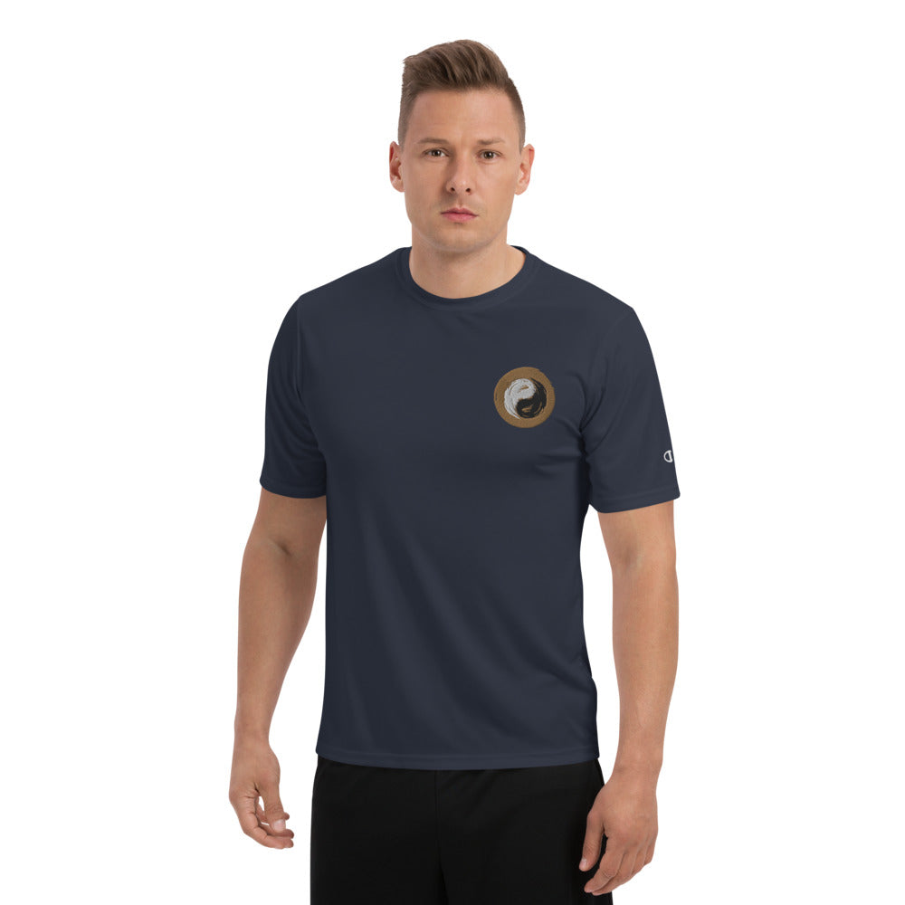 Champion Performance T-Shirt - Rapid Dry Yoga Top for Men - Personal Hour for Yoga and Meditations 