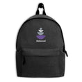 Load image into Gallery viewer, Balanced Yoga and Gym Embroidered Backpack - Gift for her - Gift for him - Personal Hour for Yoga and Meditations 
