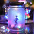 Load image into Gallery viewer, Outdoor Zen Decor Ideas - Solar Light Outdoor Fairy Lantern Hanging Glass Mason Jar - Personal Hour for Yoga and Meditations 
