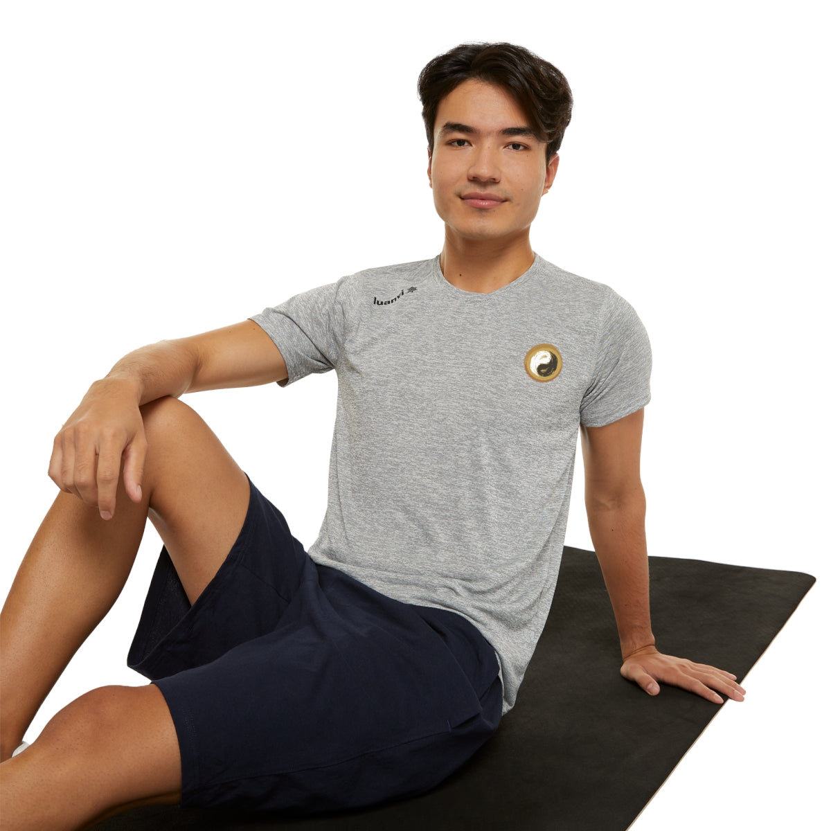 Men's Yoga and Sports T-shirt - Eco Friendly - Personal Hour for Yoga and Meditations 