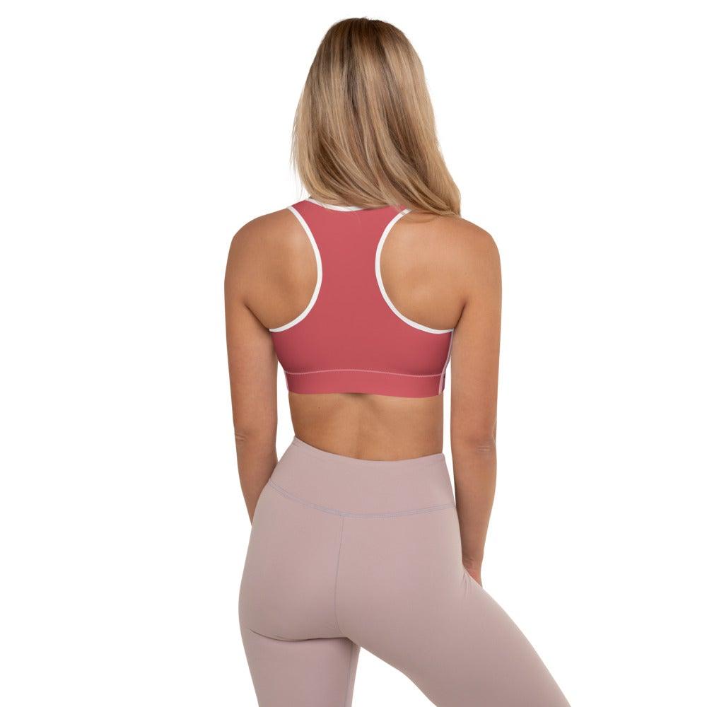 Fashionable Padded Sports and Yoga Bra - 18% Spandex - Personal Hour for Yoga and Meditations 