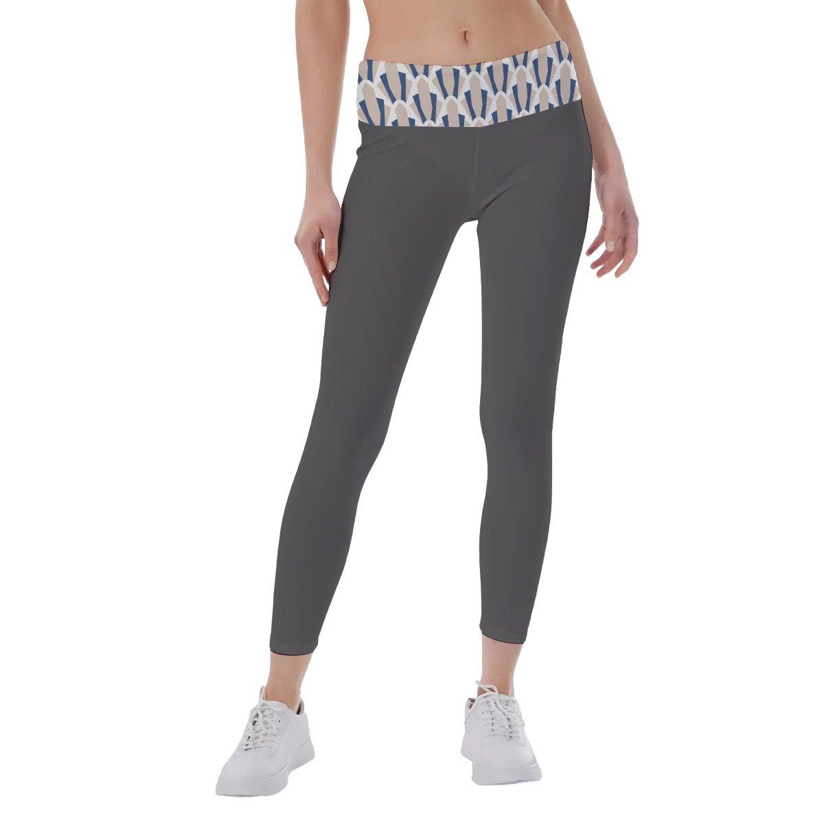 Fashionable  Women's Yoga and Sports Leggings - Personal Hour for Yoga and Meditations 