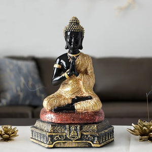 Open image in slideshow, Buddha Statues Thailand - fengshui hindu sitting Buddha figurine Decoration - Personal Hour for Yoga and Meditations 
