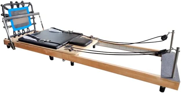 Arena - Foldable Wood Pilates Reformer Machine - Personal Hour for Yoga and Meditations 