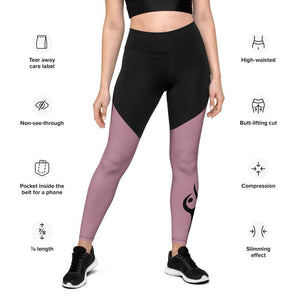 Open image in slideshow, High Quality Yoga and Sport Leggings - Personal Hour for Yoga and Meditations 
