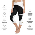 Load image into Gallery viewer, High Waistband Yoga Capri Leggings with Pockets - Yoga Pants - Personal Hour for Yoga and Meditations 
