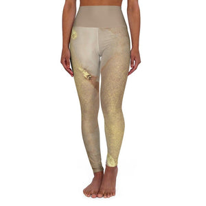Open image in slideshow, High Waisted Royal Yoga Leggings - Skinny Fitting - Personal Hour for Yoga and Meditations 
