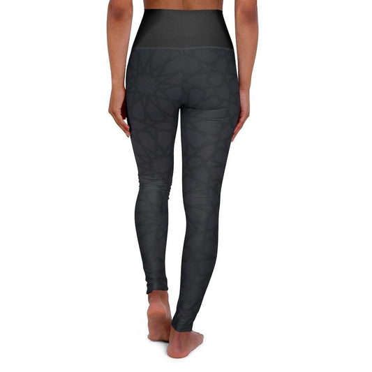 High Waisted Skinny Fitting Yoga Leggings - Personal Hour for Yoga and Meditations 