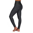 Load image into Gallery viewer, High Waisted Skinny Fitting Yoga Leggings - Personal Hour for Yoga and Meditations 
