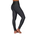 Load image into Gallery viewer, High Waisted Skinny Fitting Yoga Leggings - Personal Hour for Yoga and Meditations 
