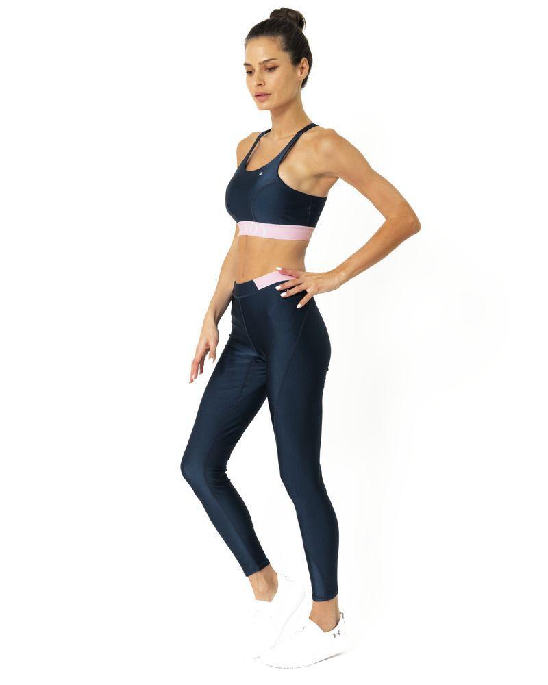 Hudson Two Piece Workout Set - Sports Crop Bra and Mid Rise Leggings - Personal Hour 