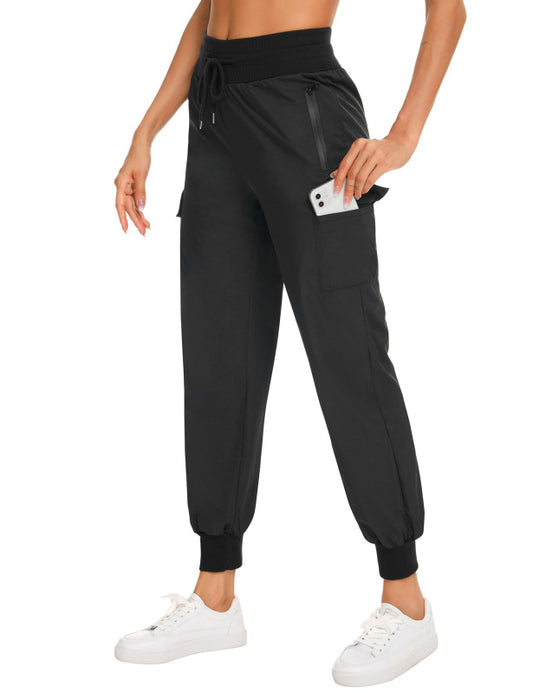 Ladies Yoga Waterproof Fabric Trousers - Personal Hour for Yoga and Meditations 