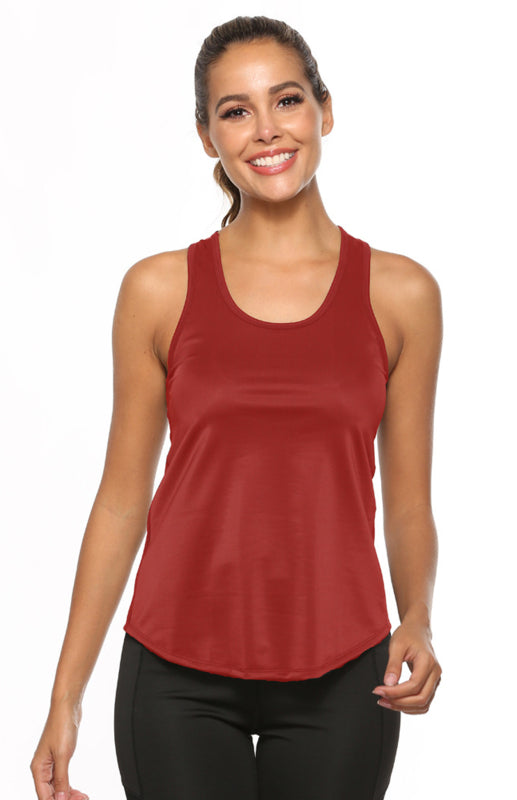 Women's Casual Yoga Sports Mesh Tank Top - Personal Hour for Yoga and Meditations 