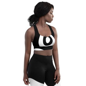 Longline double-layered sports and yoga bra - Personal Hour for Yoga and Meditations 