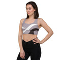 Load image into Gallery viewer, Longline fashionable yoga bra - Personal Hour for Yoga and Meditations 
