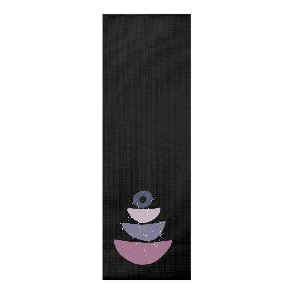 Meditation and Yoga Mat - Focus illustration - 100% Foam - Personal Hour for Yoga and Meditations 