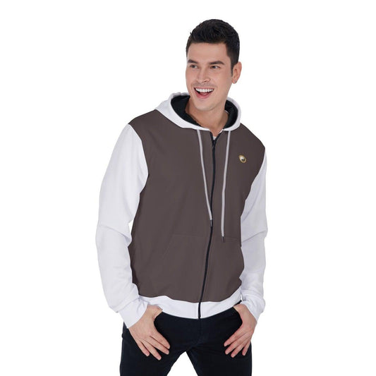 Men's Thicken Zip Up Yoga Hoodie - Regular Fit - Personal Hour for Yoga and Meditations 