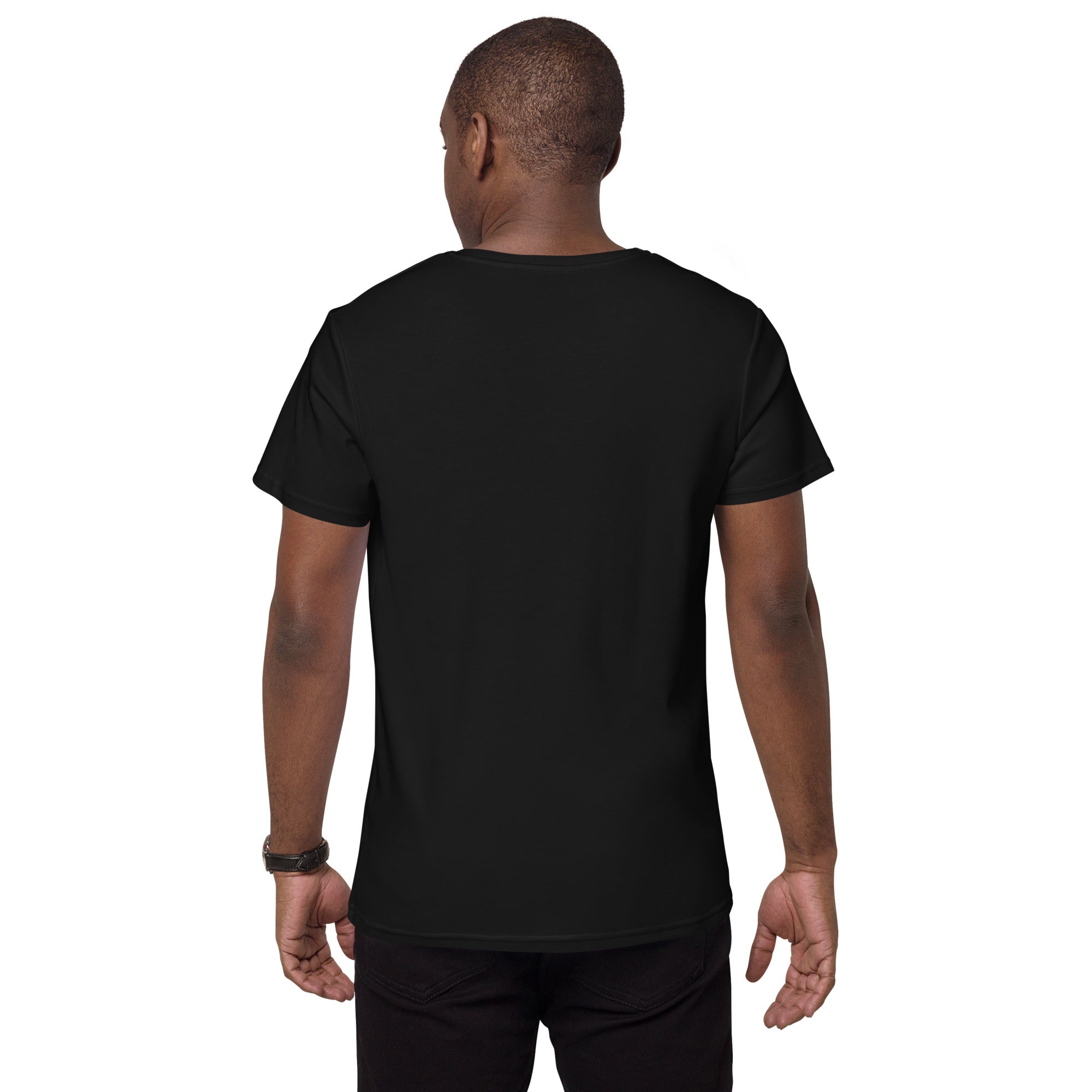Men's premium cotton t-shirt - yoga top - Personal Hour for Yoga and Meditations 
