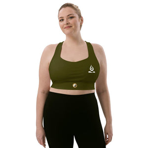 Oversized Longline Yoga Bra - Personal Hour for Yoga and Meditations 