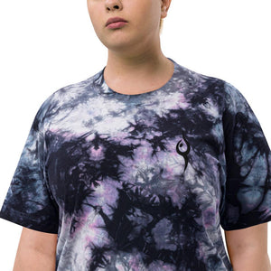 Open image in slideshow, Oversized tie-dye yoga t-shirt - Personal Hour for Yoga and Meditations 
