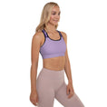 Load image into Gallery viewer, Padded Yoga Bra - Purple Fashionable - Personal Hour for Yoga and Meditations 
