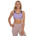Load image into Gallery viewer, Padded Yoga Bra - Purple Fashionable - Personal Hour for Yoga and Meditations 
