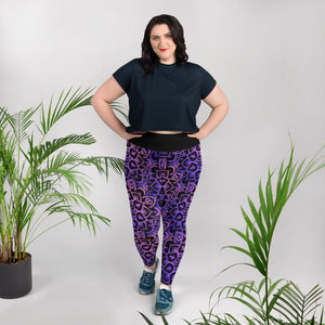 Plus Size Yoga Leggings - Personal Hour for Yoga and Meditations 