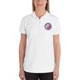 Load image into Gallery viewer, Yoga White Clothes - Women's Yoga Polo Shirt - Personal Hour for Yoga and Meditations 
