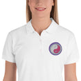Load image into Gallery viewer, Yoga White Clothes - Women's Yoga Polo Shirt - Personal Hour for Yoga and Meditations 

