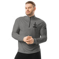 Load image into Gallery viewer, Adidas Yoga Tops - Quarter Zip Pullover - Gray Eco-Friendly Yoga Top for Men - Personal Hour for Yoga and Meditations 
