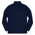 Load image into Gallery viewer, Comfy quarter zip pullover for yoga - yoga top for men - navy - Personal Hour for Yoga and Meditations 
