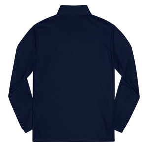 Comfy quarter zip pullover for yoga - yoga top for men - navy - Personal Hour for Yoga and Meditations 