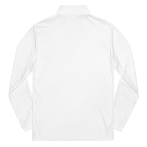 Adidas Yoga Tops - Quarter Zip Pullover - White Yoga Top for Men - Eco Friendly - Personal Hour for Yoga and Meditations 