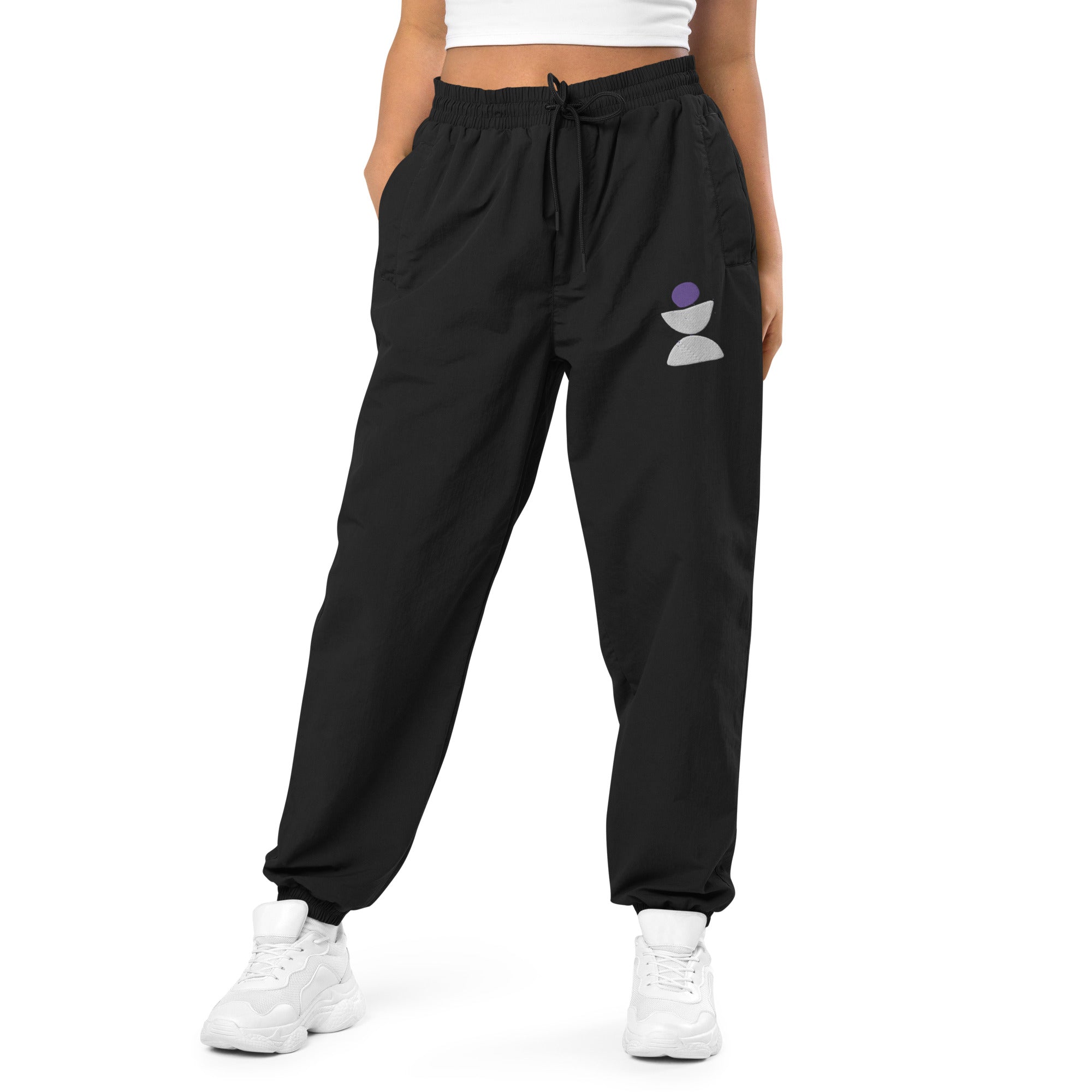Zen Mastery - Recycled tracksuit trousers for zen and yoga - Personal Hour for Yoga and Meditations 