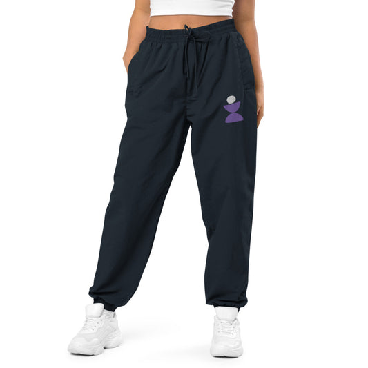 Loose Yoga Pants - Recycled Tracksuit Trousers - Personal Hour for Yoga and Meditations 