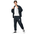 Load image into Gallery viewer, Zen Mastery - Recycled tracksuit trousers for zen and yoga - Personal Hour for Yoga and Meditations 
