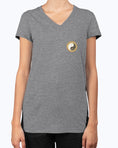 Load image into Gallery viewer, Port & Company Ladies Fan Favorite V Neck Yoga Tee - Personal Hour Logo - Personal Hour 
