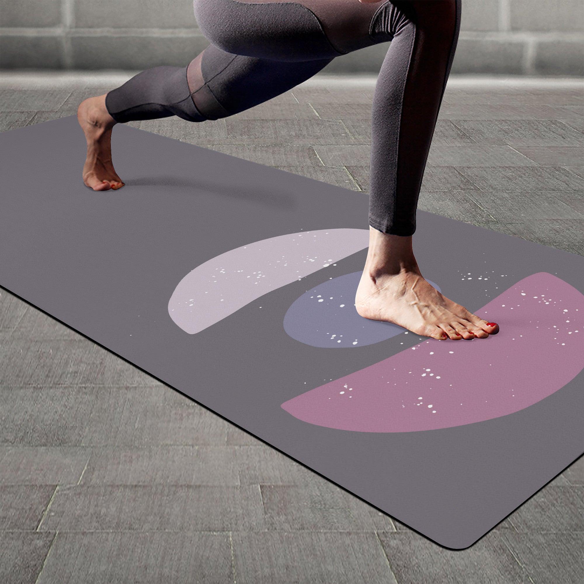 Rubber Soul Yoga Mat - Yoga Principles - Zen Theme - Personal Hour for Yoga and Meditations 