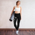 Load image into Gallery viewer, Signed Yoga Leggings Made with a Smooth and Comfortable Microfiber Yarn - Personal Hour for Yoga and Meditations 
