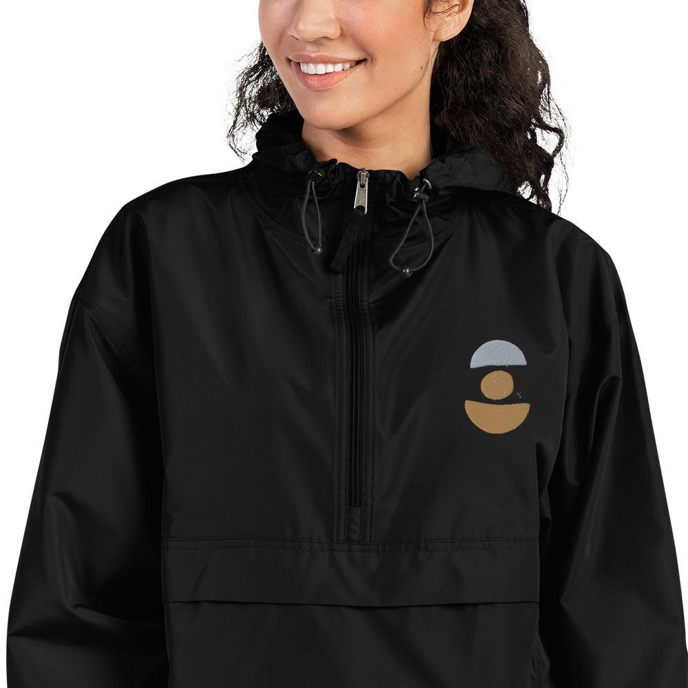 Soul Embroidered Champion Packable Jacket - Yoga Principles - Personal Hour for Yoga and Meditations 