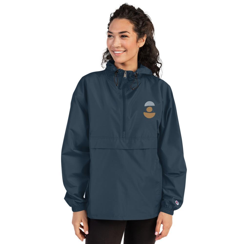 Soul Embroidered Champion Packable Jacket - Yoga Principles - Personal Hour for Yoga and Meditations 