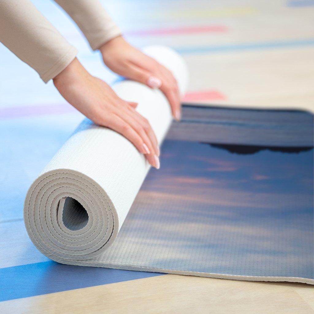 Sunrise Foam Yoga Mat - Fashionable Quality Mat for Meditation - Personal Hour for Yoga and Meditations 