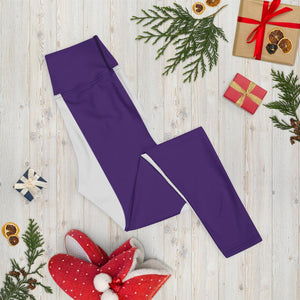Super soft and stretchy, and comfortable yoga leggings - purple fashionable - Personal Hour for Yoga and Meditations 