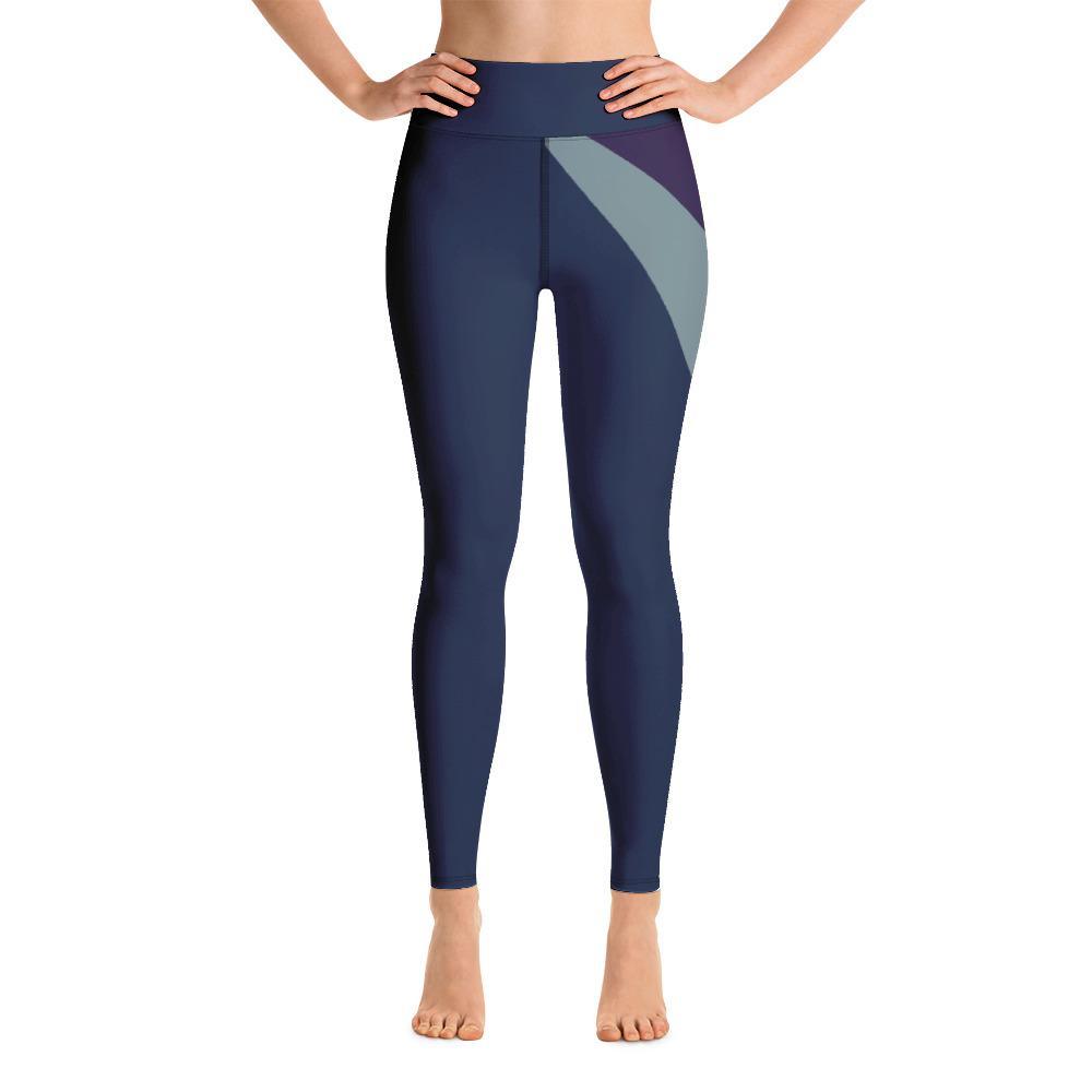 super soft and stretchy colorful yoga leggings - blue fashionable - Personal Hour for Yoga and Meditations 