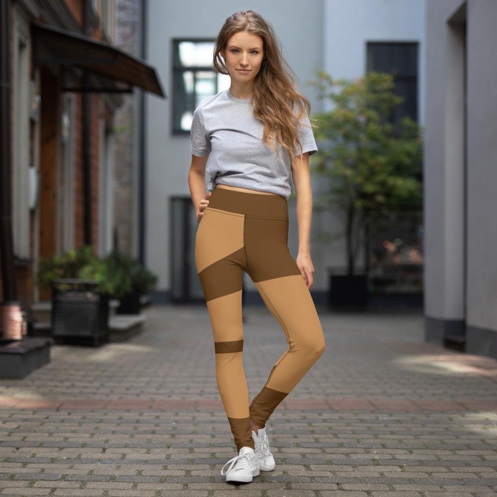 Super soft and stretchy comfortable yoga leggings - fall style with pocket - Personal Hour for Yoga and Meditations 