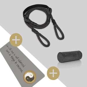 Yoga and Pilates 101 -Pilates Loops with Yoga Mat and Yoga Bolster - 3 Items Bundle - Personal Hour for Yoga and Meditations 