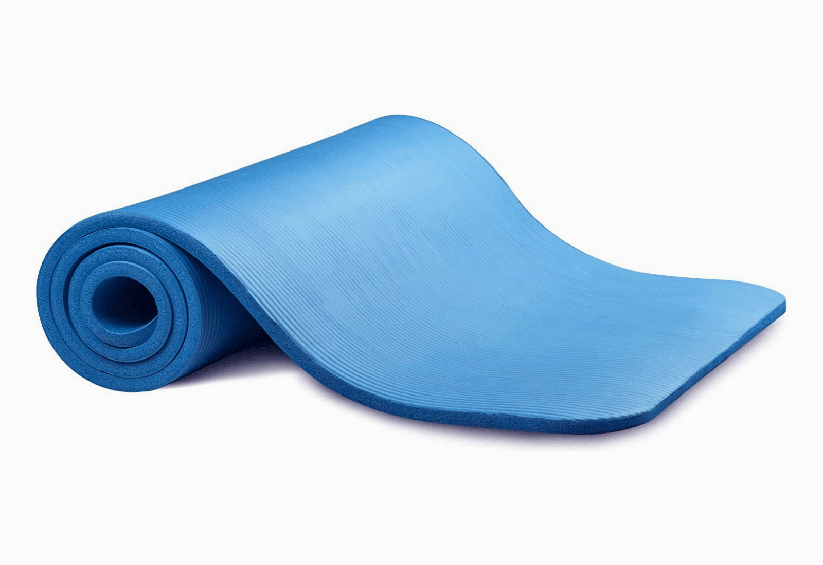 Thick Yoga and Pilates Exercise Mat with Carrying Strap - Personal Hour 