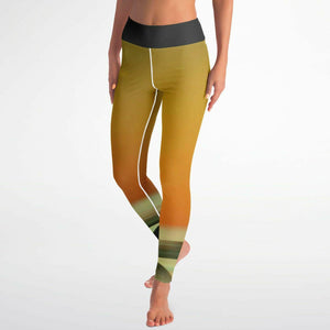 Yoga leggings with inner waistband pocket - Personal Hour for Yoga and Meditations 